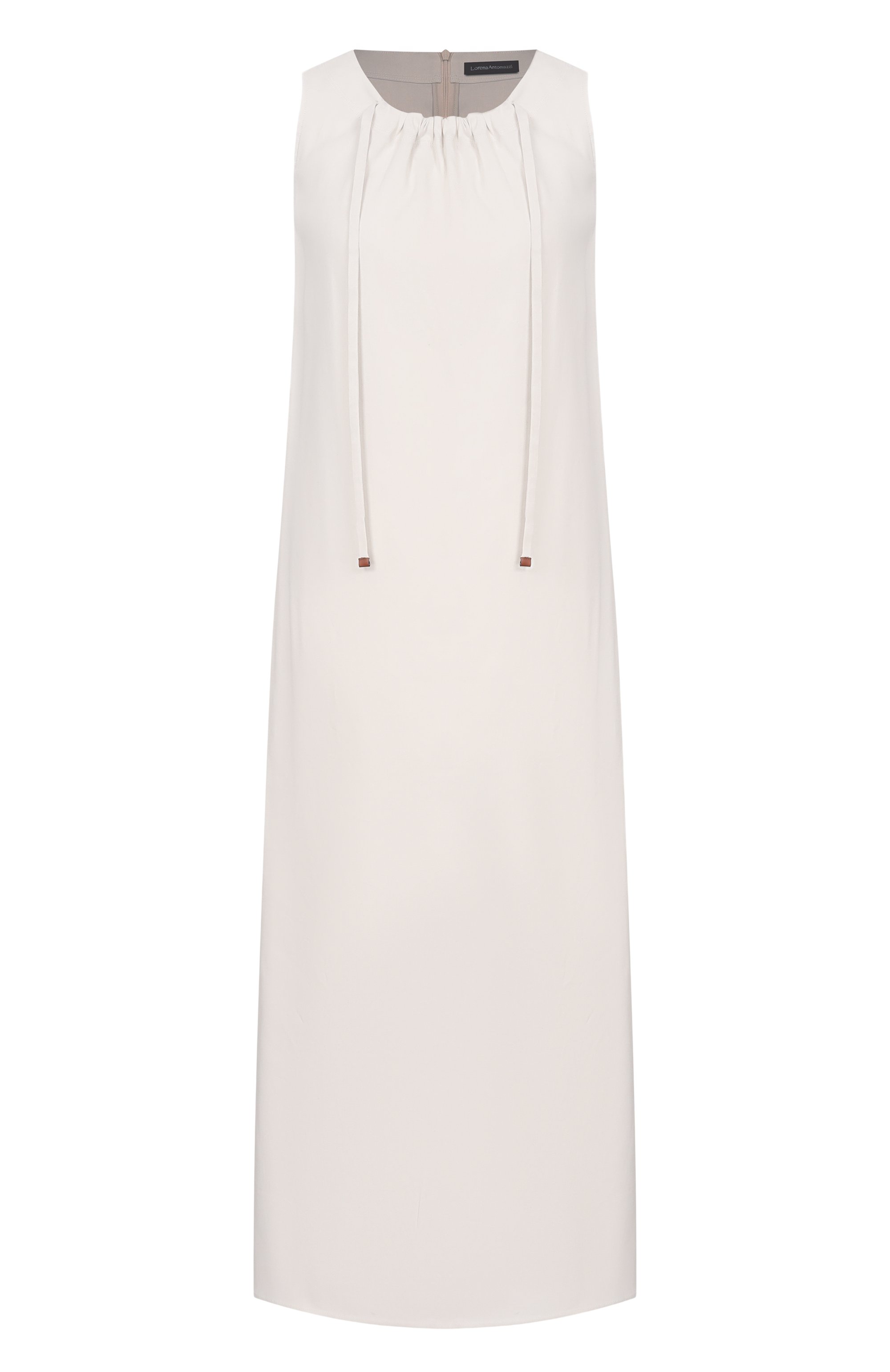 Платье изо льна и вискозы LORENA ANTONIAZZI, арт. P2640AB22A/3347, фото 1