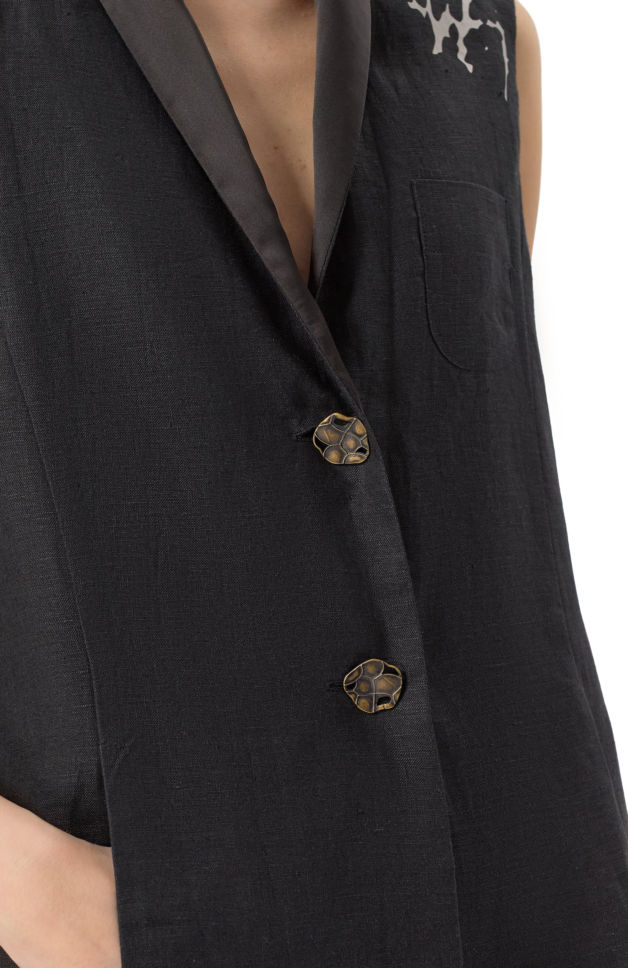 Льняное платье MIDGARD PARIS, арт. VT1602-LN-BK, фото 5