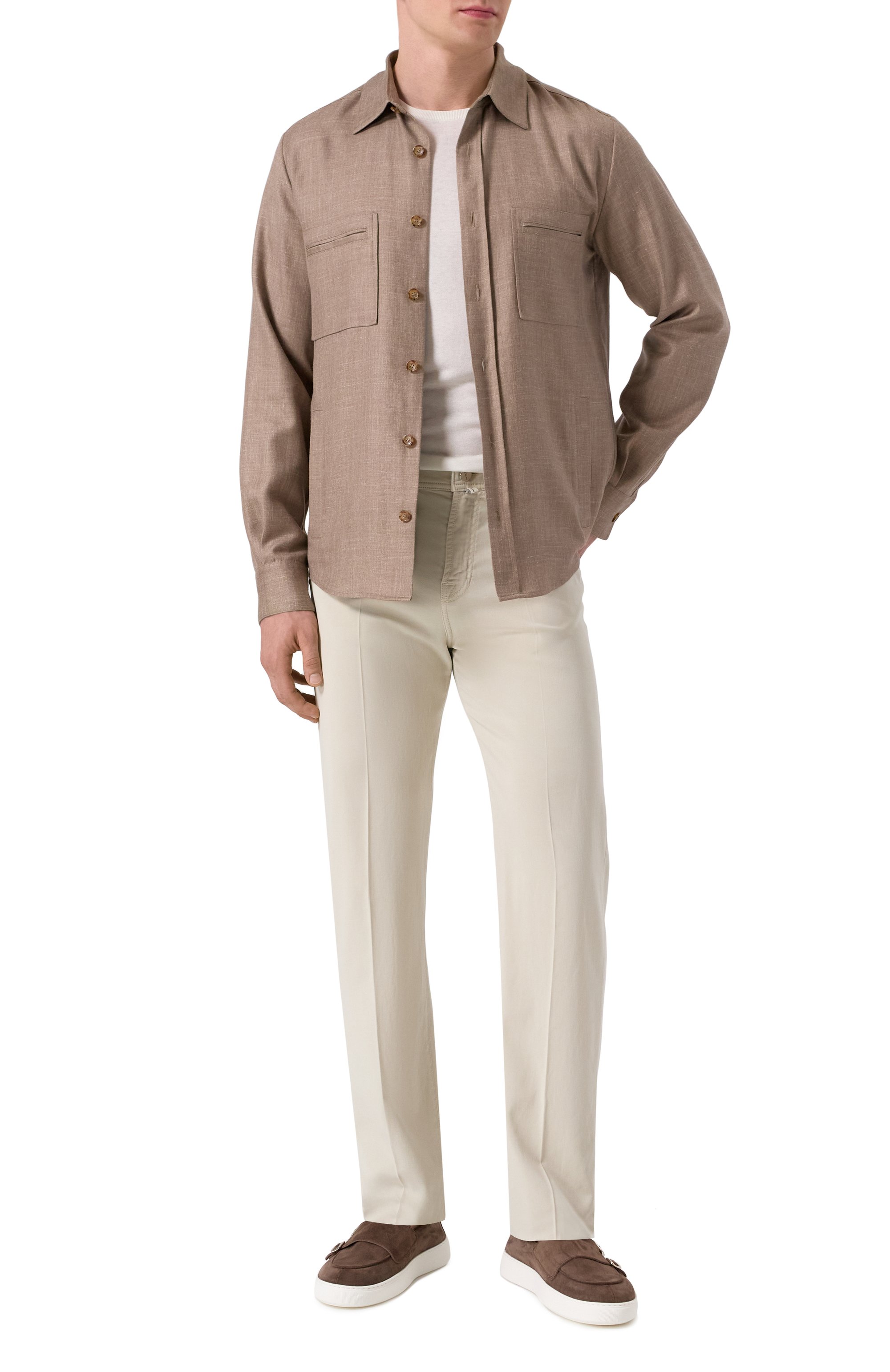 Брюки из лиоцелла KITON, арт. UPNJS1K0606F05, фото 2