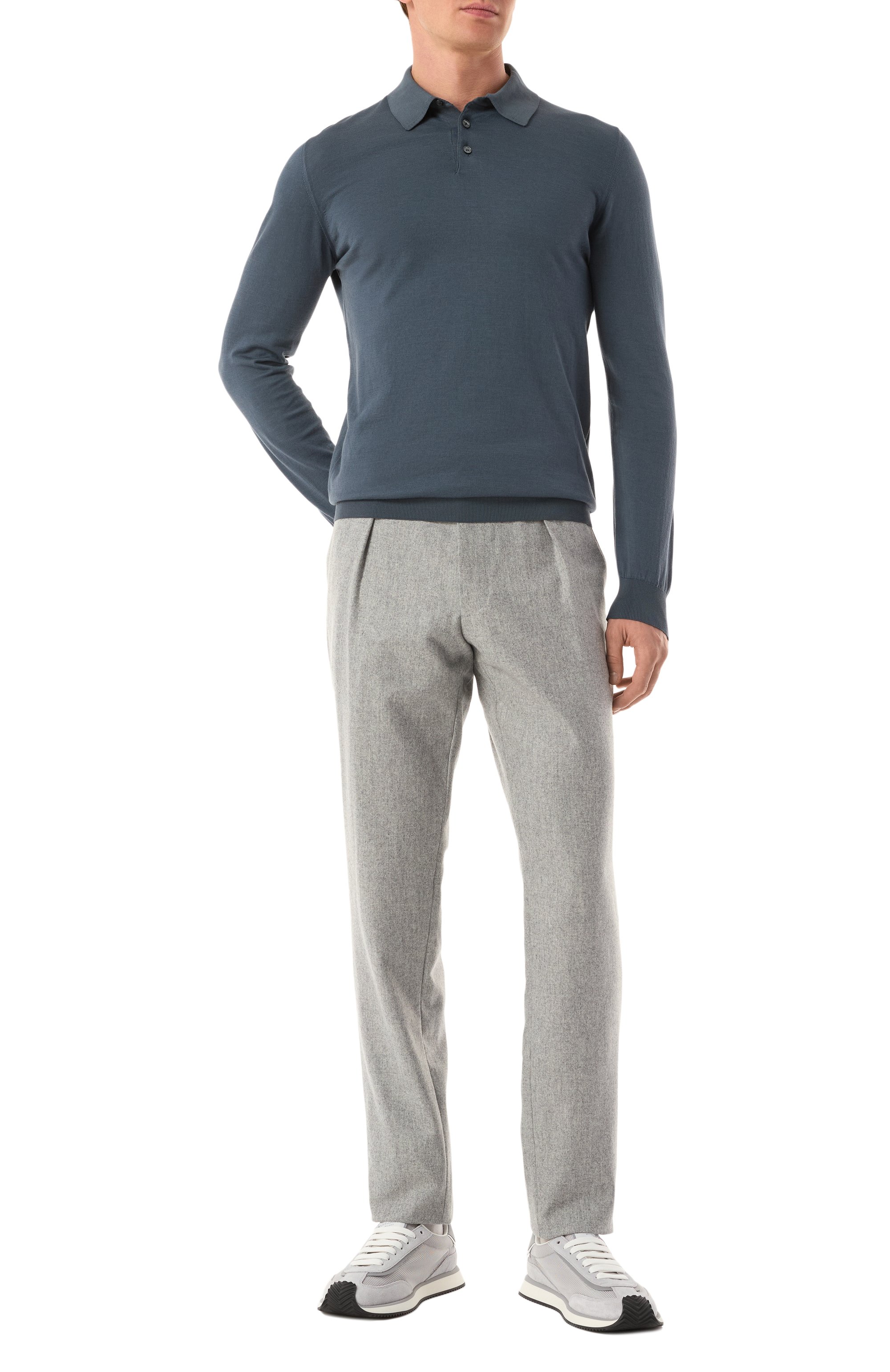 Хлопковое поло FEDELI, арт. 8UED5911, фото 2