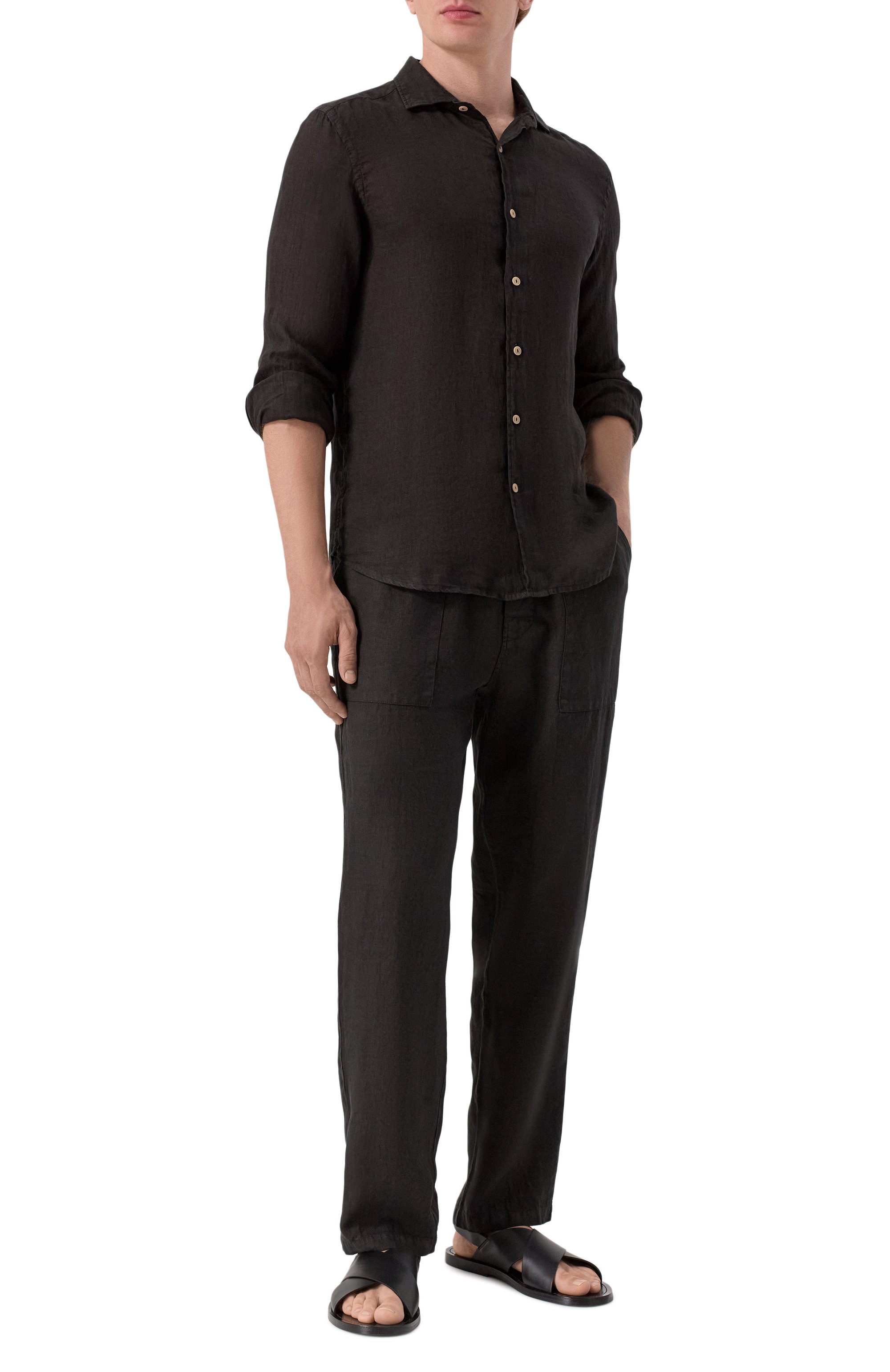 Льняная рубашка MC2 SAINT BARTH, арт. STBM PAMPL0NA/01949H, фото 2