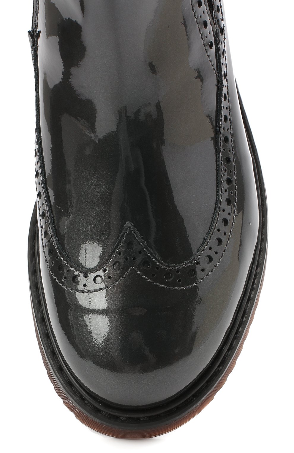 Кожаные ботинки MONTELPARE TRADITION серого цвета по цене 19950 руб., арт. MT14127/PIUMA/36-41, фото 4 Кожаные ботинки MONTELPARE TRADITION, арт. MT14127/PIUMA/36-41, фото 4