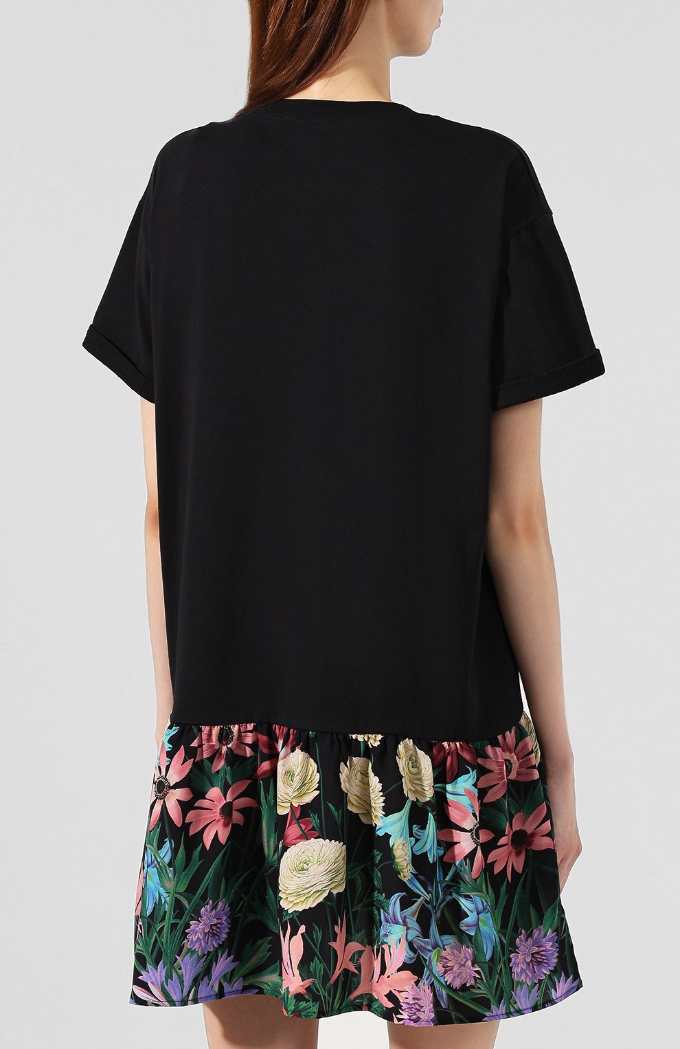 Хлопковое платье REDVALENTINO разноцветного цвета по цене 36050 руб., арт. SR3MJ03H/4R0, фото 4 Хлопковое платье REDVALENTINO, арт. SR3MJ03H/4R0, фото 4
