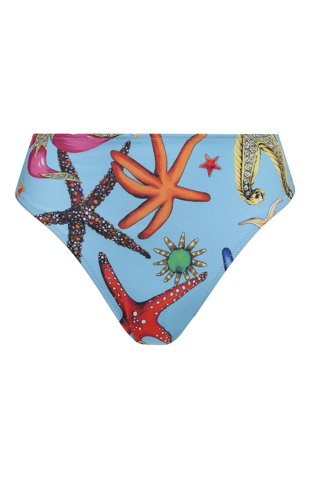 Плавки-бикини VERSACE голубого цвета по цене 34050 руб., арт. ABD07040/1F01224, фото 1 Плавки-бикини VERSACE, арт. ABD07040/1F01224, фото 1