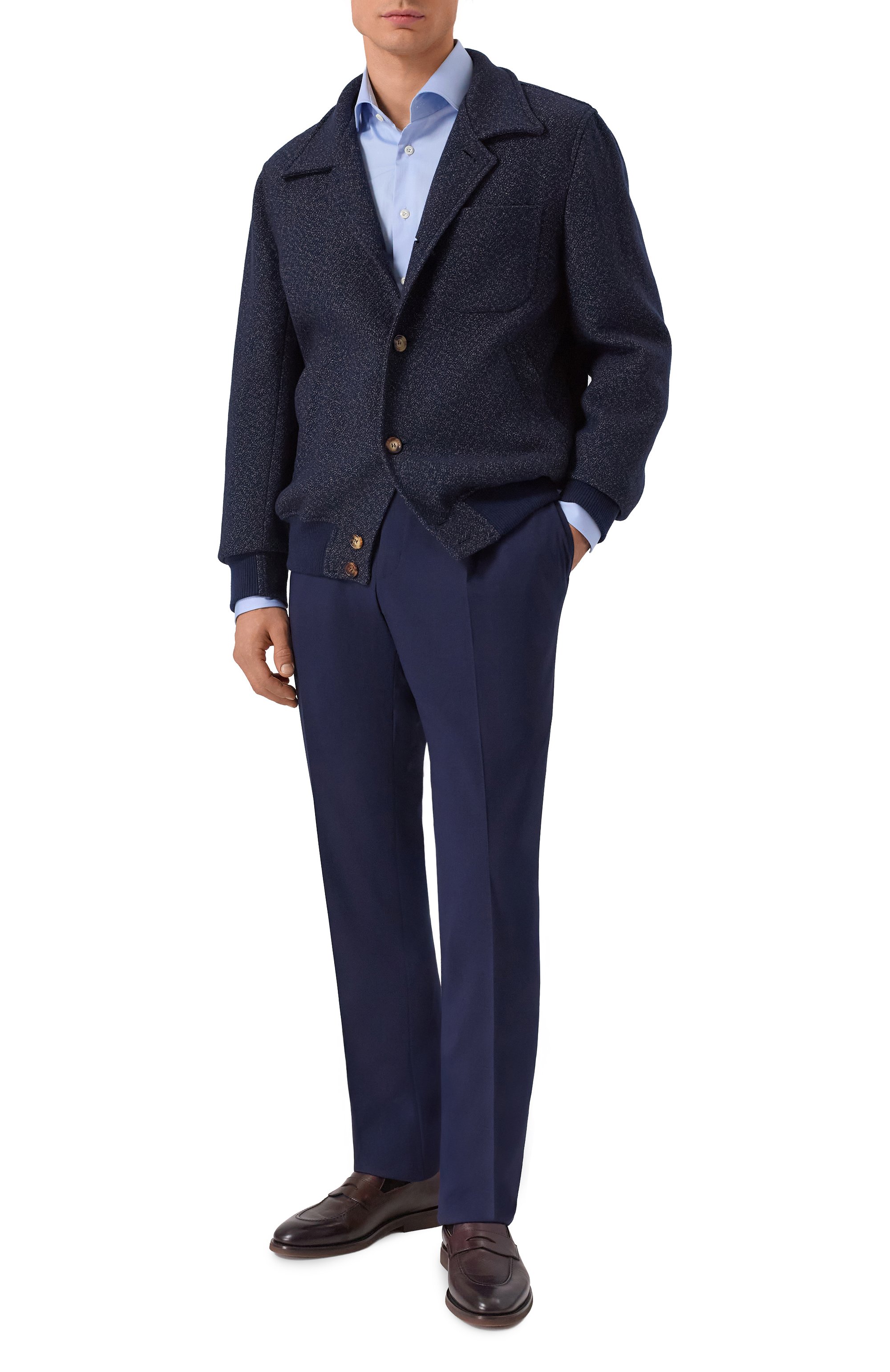 Шерстяные брюки CORNELIANI, арт. 275B03/2718565, фото 2