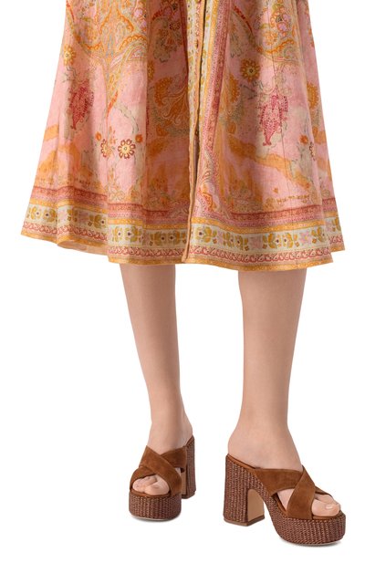 Замшевые сабо FABI, арт. FD9276/CACHEMIRE, фото 2