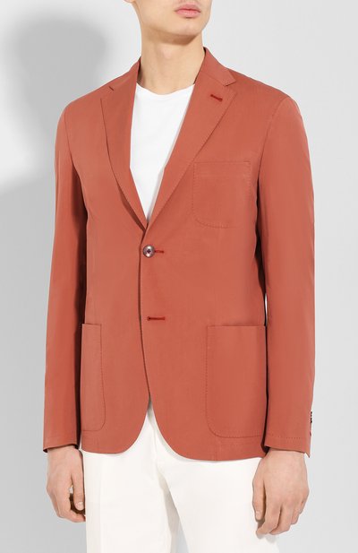 Пиджак из смеси хлопка и шелка CORNELIANI, арт. 85X576-0113000/90, фото 3