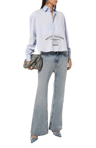 Хлопковая рубашка VETEMENTS, арт. UE54SH280N, фото 2