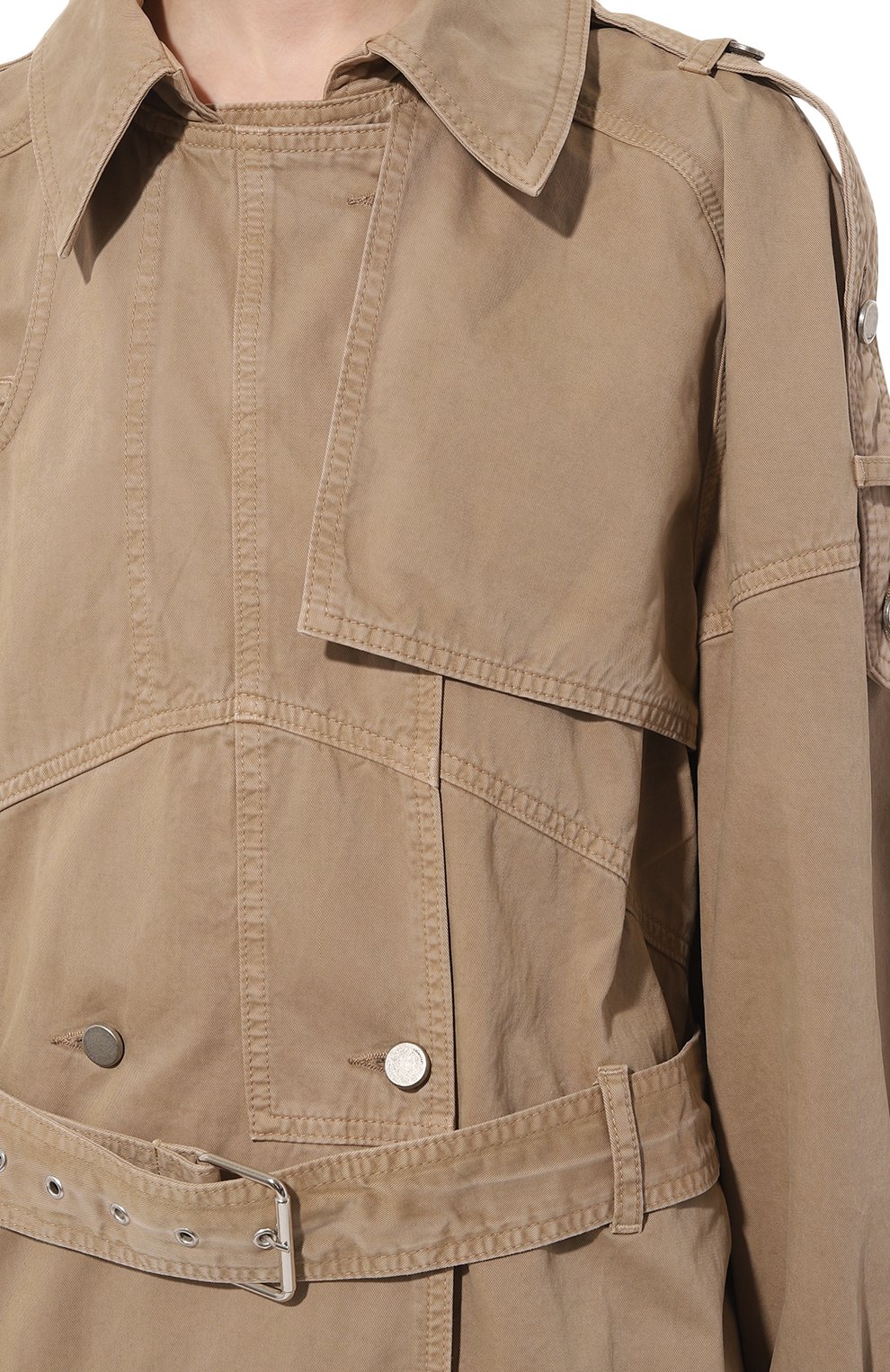 Двубортный тренч LESYANEBO, арт. SS23/DENIMTC001, фото 5