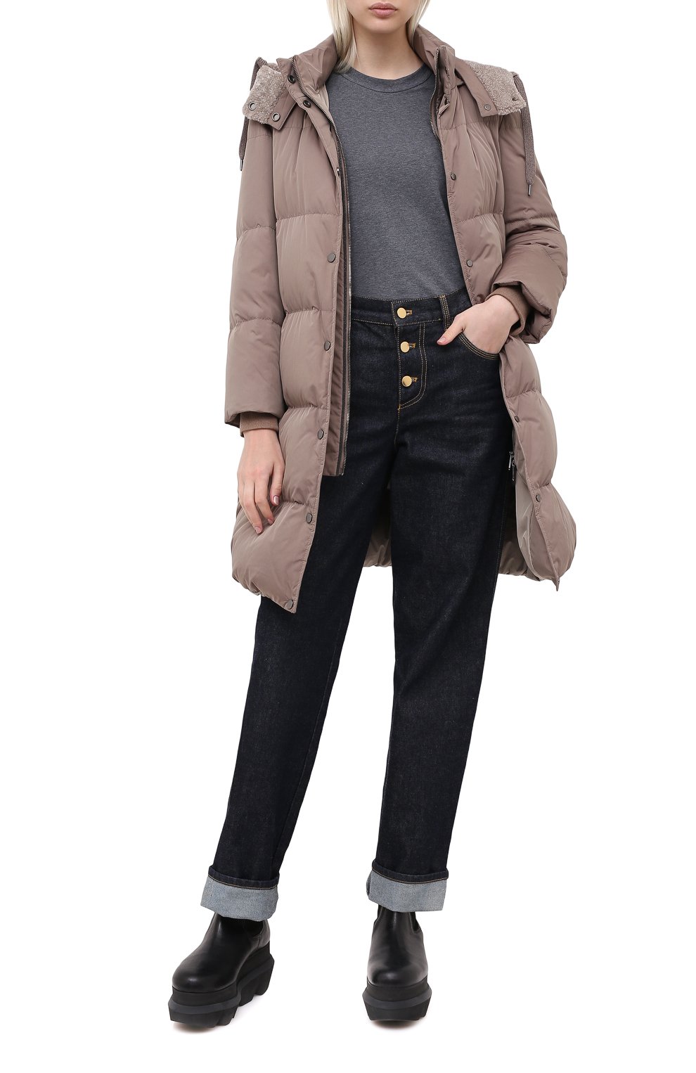 Хлопковый лонгслив BRUNELLO CUCINELLI, арт. M0T18B0107, фото 2