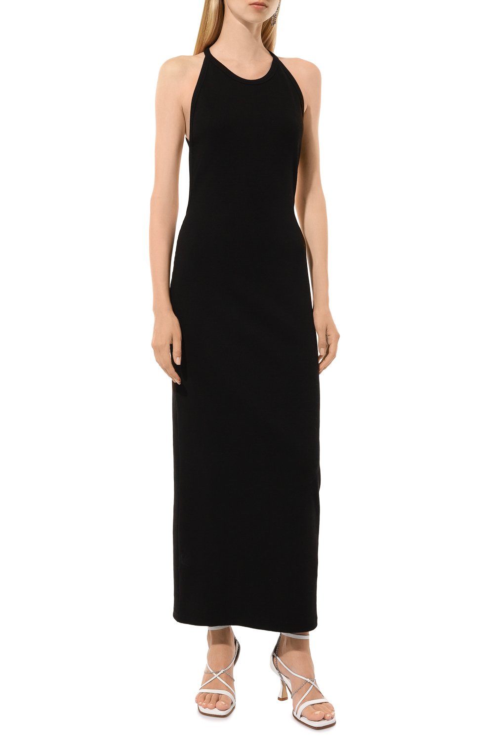 Хлопковое платье SASHAVERSE черного цвета по цене 36450 руб., арт. D166/CNC.CSN/3302.900/SS24, фото 3 Хлопковое платье SASHAVERSE, арт. D166/CNC.CSN/3302.900/SS24, фото 3