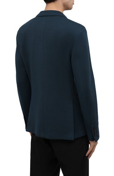 Пиджак из шерсти и хлопка ZEGNA, арт. UYC60/SYF, фото 4