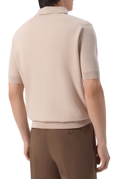 Хлопковое поло ANDREA CAMPAGNA, арт. PL1MC/SI18R, фото 4