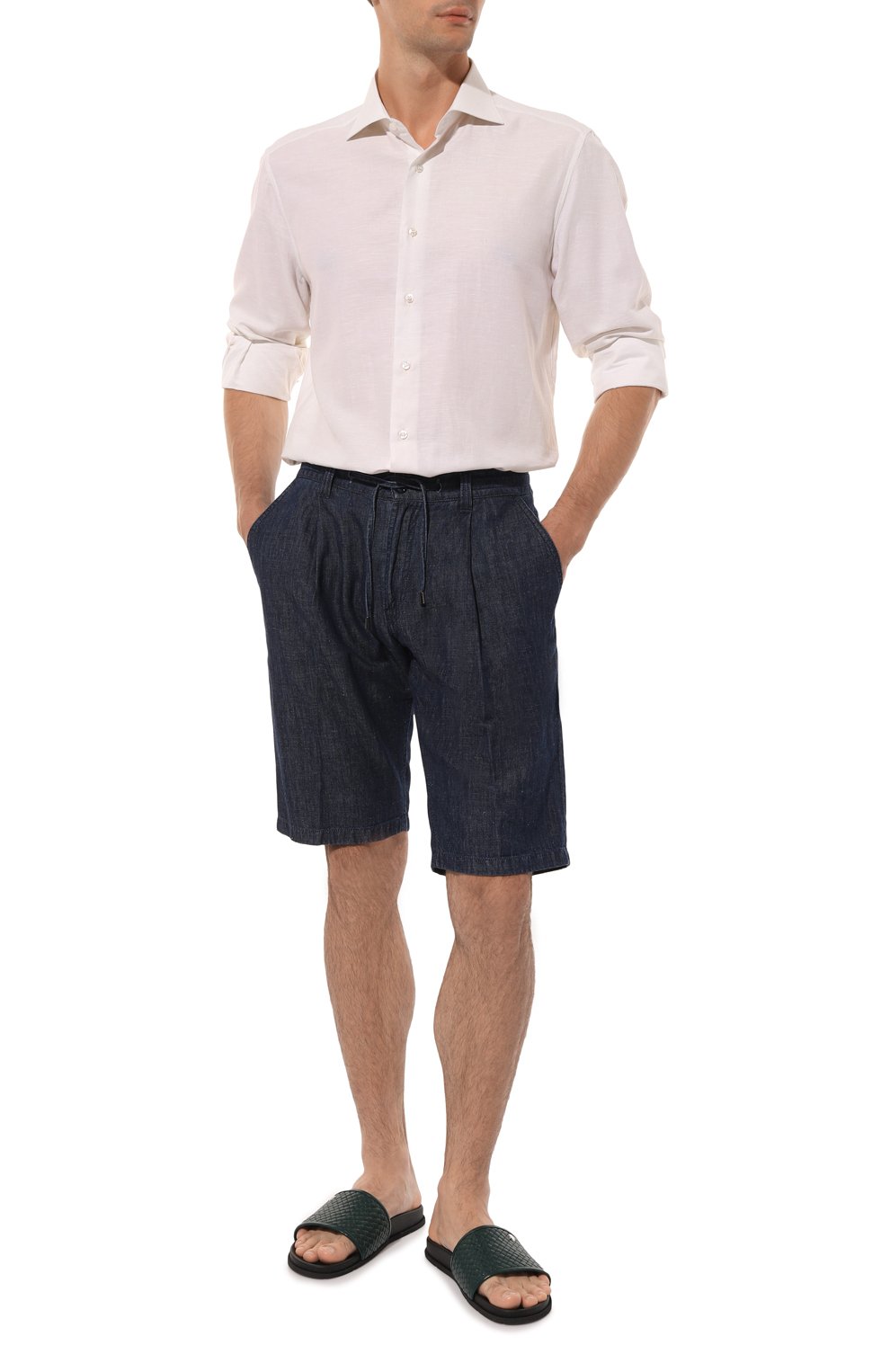 Рубашка из хлопка и льна STEFANO RICCI, арт. MC001427/R2755, фото 2