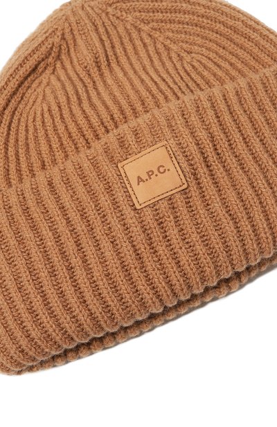 Шапка из шерсти и кашемира A.P.C., арт. WVBBR-M25075, фото 4