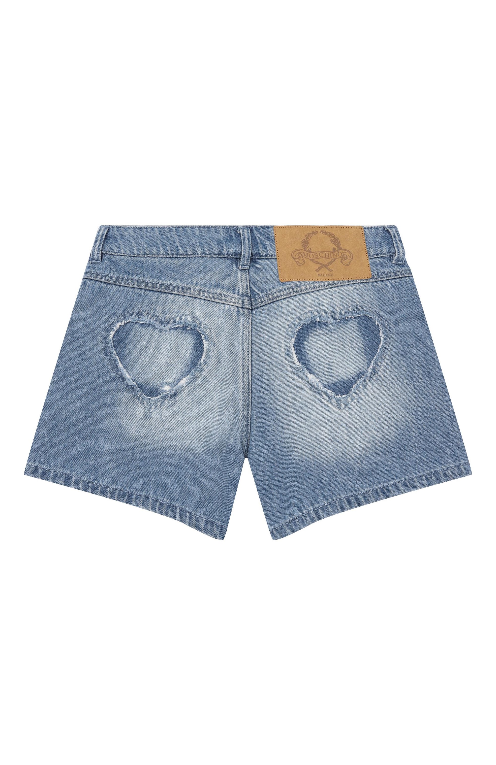 Джинсовые шорты MOSCHINO, арт. HDQ021/L0E47, фото 2