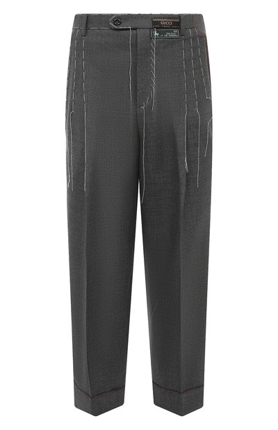 Шерстяные брюки GUCCI, арт. 585283 ZACFM, фото 1
