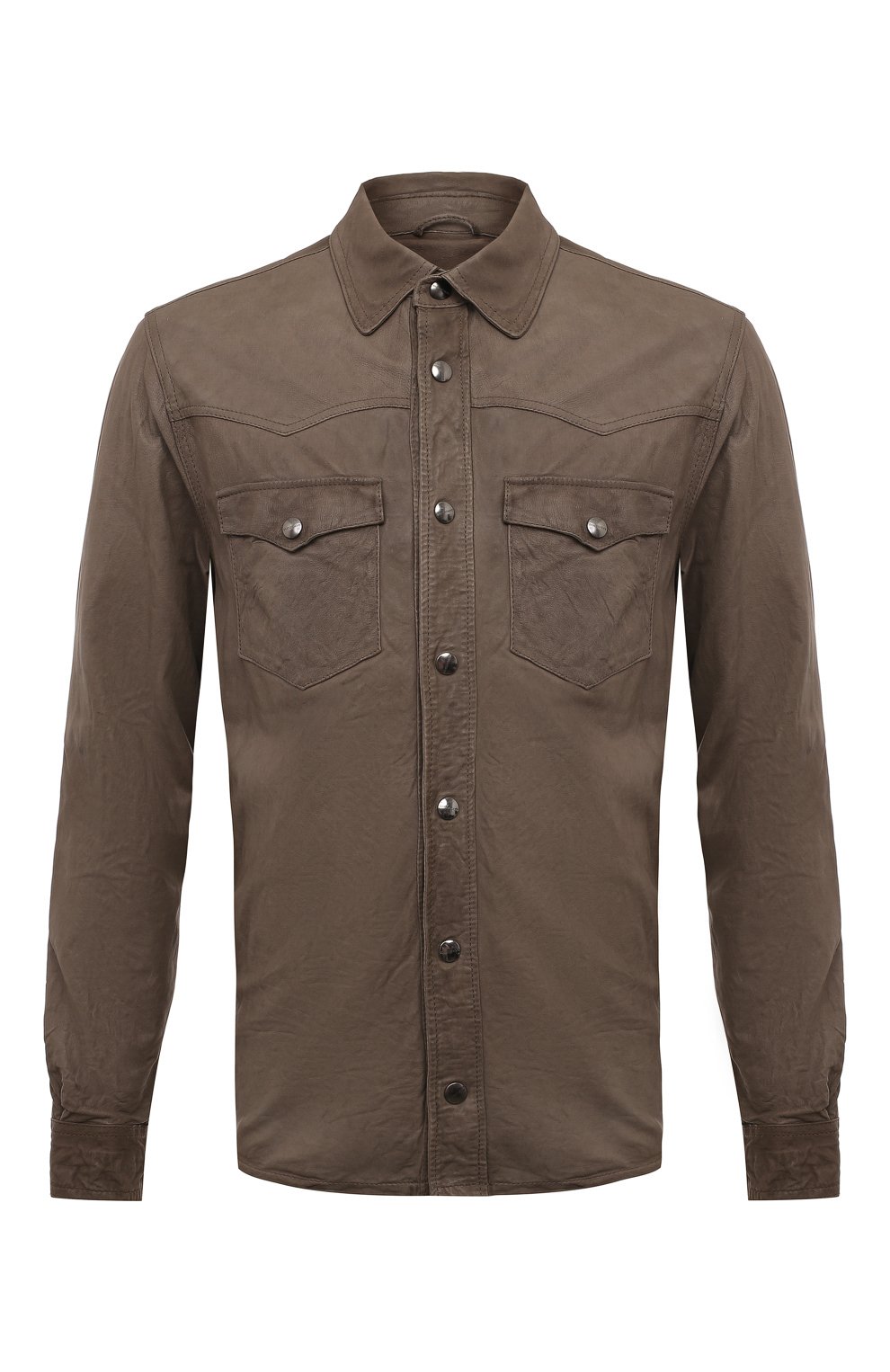 Кожаная рубашка GIORGIO BRATO, арт. GU24S12099, фото 1