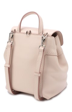 Женский рюкзак double t TOD’S светло-розового цвета, арт. XBWD0TG0100JM7 | Фото 3 (Материал: Натуральная кожа; Размер: medium; Статус проверки: Проверена категория; Ремень/цепочка: На ремешке; Стили: Кэжуэл)