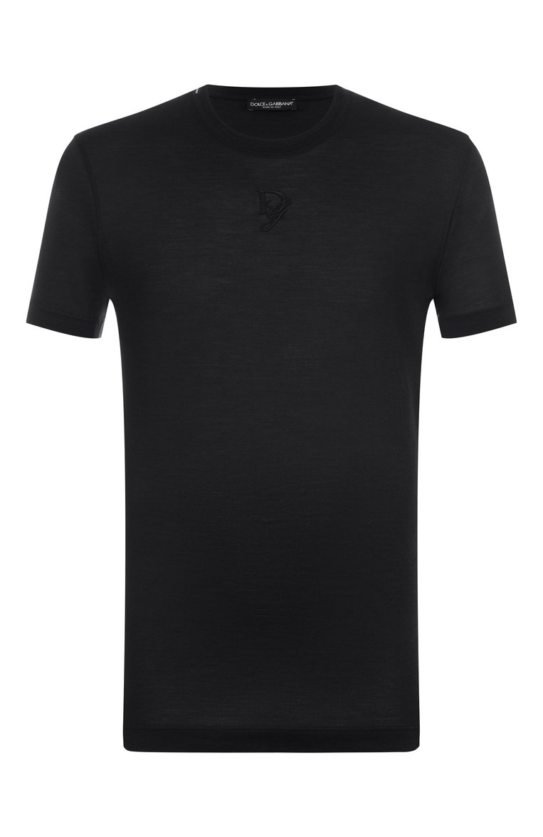 Шелковая футболка DOLCE & GABBANA, арт. G8RN8Z/FU75F, фото 1