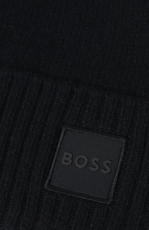 Шапка из шерсти и хлопка BOSS Orange 50522447 Синий  50522447 Фото 3