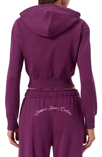 Хлопковое худи VERSACE JEANS COUTURE, арт. 79HAIT05/CF01T, фото 4