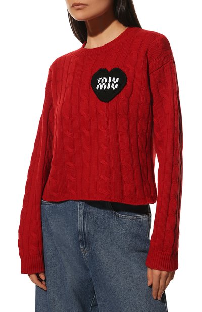 Кашемировый свитер MIU MIU, арт. MML623-109F-F0011, фото 3