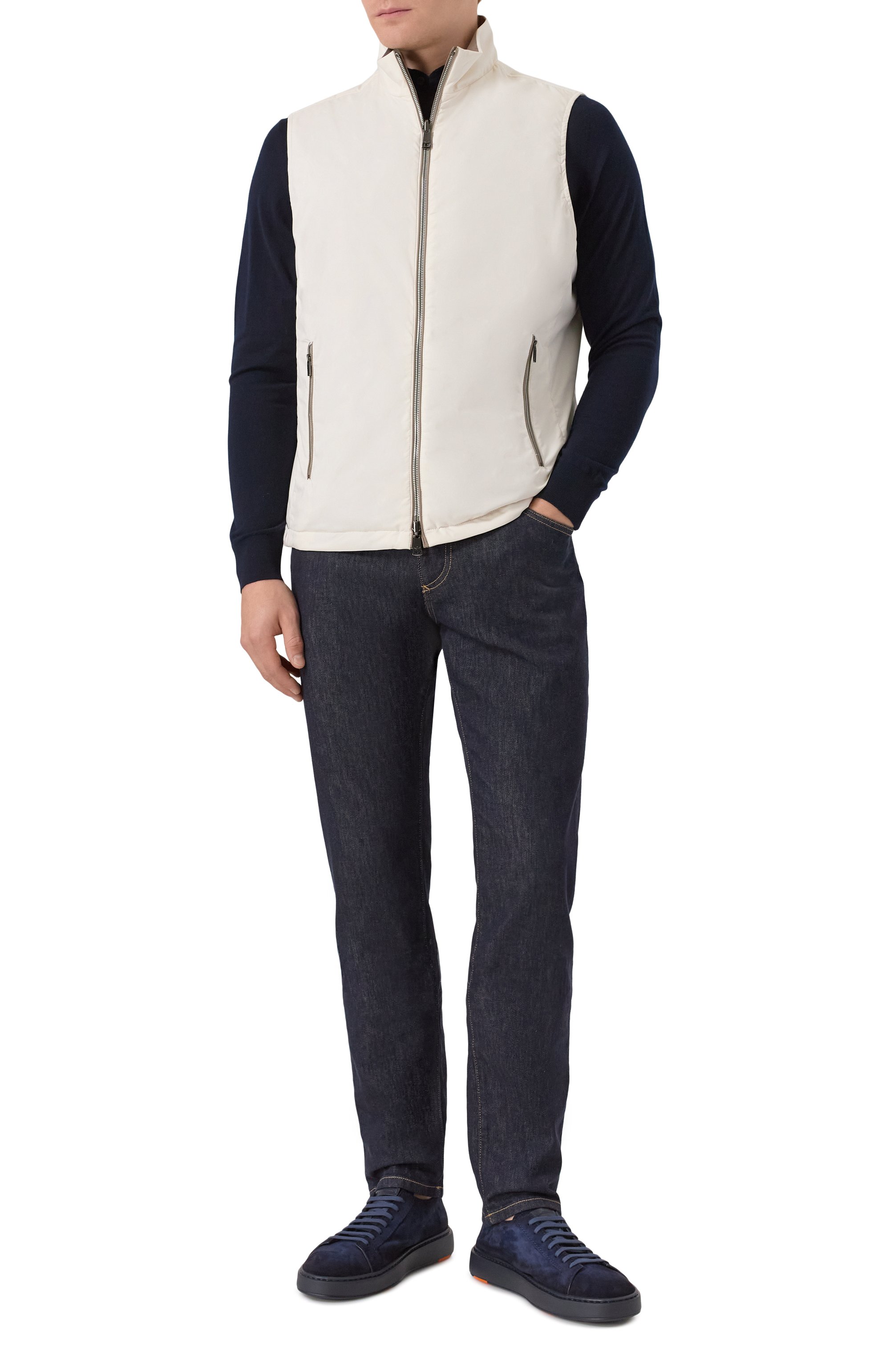 Замшевые кеды cleanic SANTONI, арт. MBCG215710CACA0L, фото 2