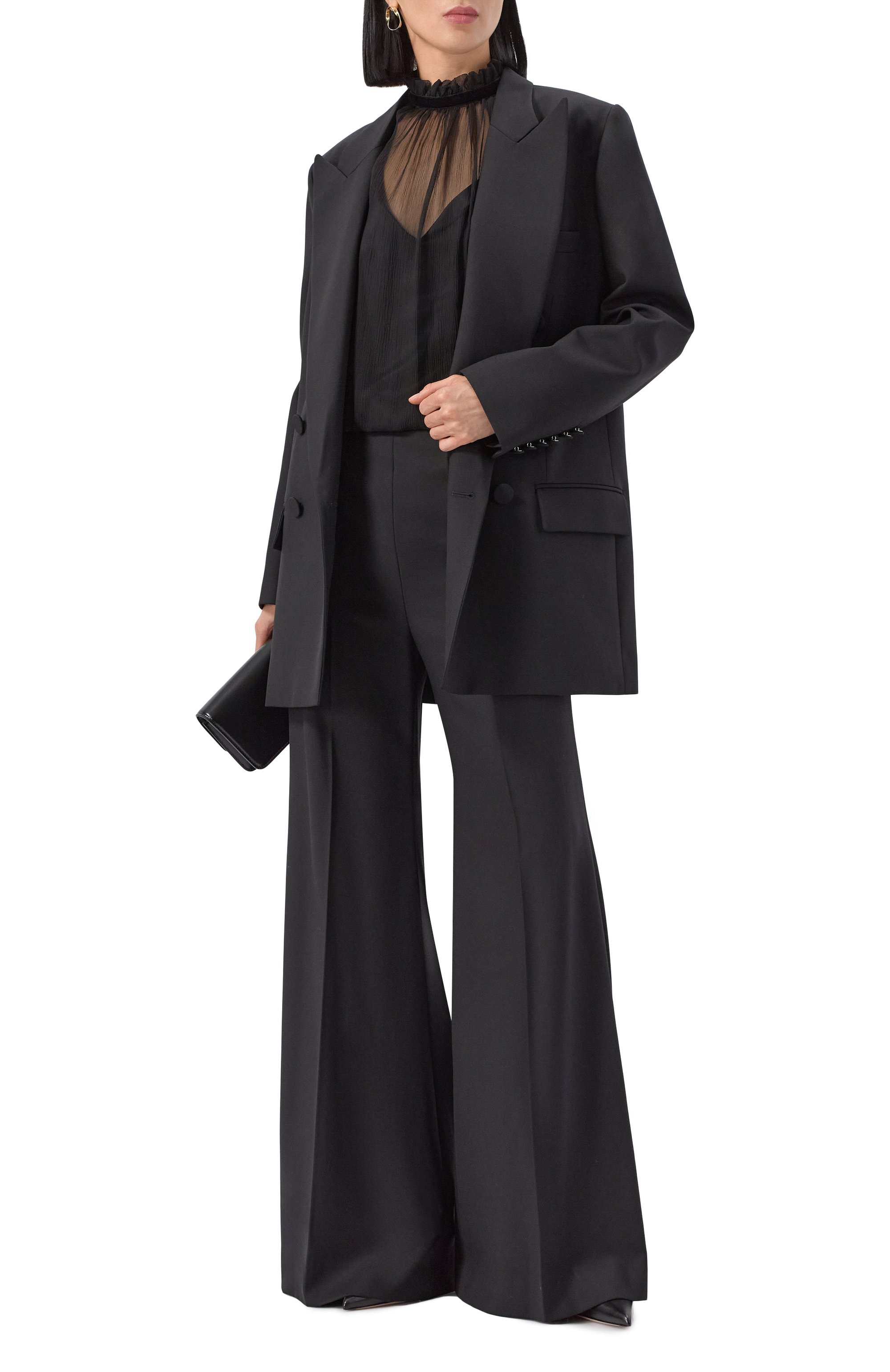 Шерстяные брюки NINA RICCI, арт. 25ACPA020/WV0324, фото 2