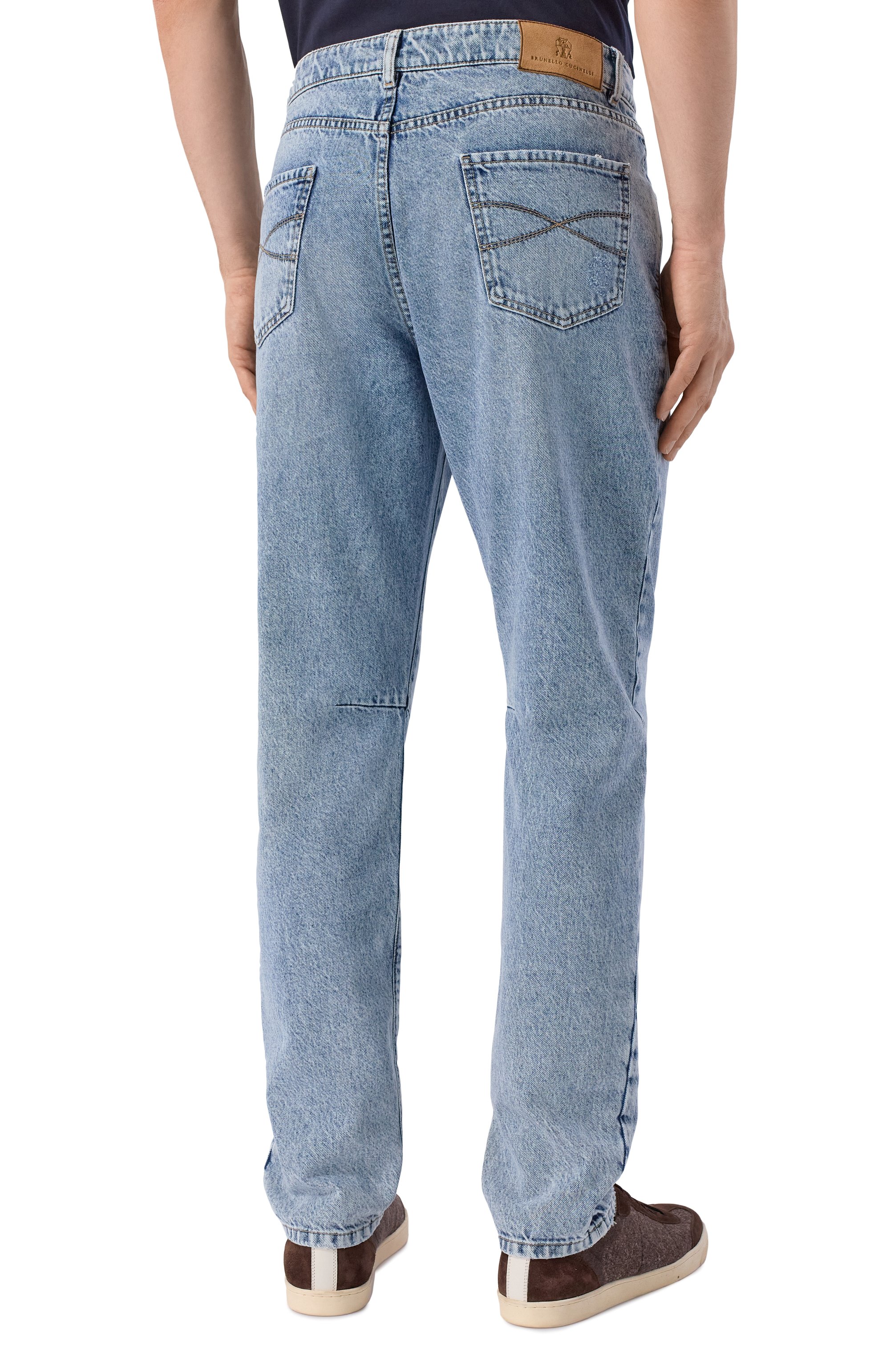 Джинсы leisure fit BRUNELLO CUCINELLI, арт. M241PX2340, фото 4