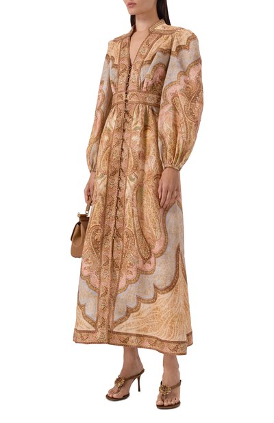 Льняное платье ZIMMERMANN, арт. 5753DRS262, фото 2