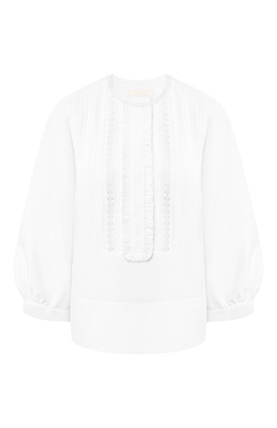 Женская блузка из смеси льна и хлопка CHLOÉ, арт. CHC20SHT85148