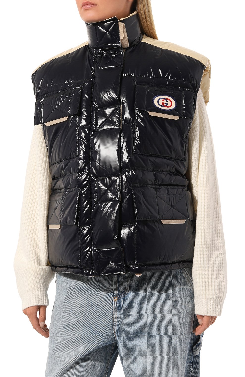 Двусторонний пуховый жилет GUCCI, арт. 675736 Z8AR1, фото 3