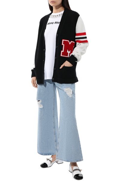 Шерстяной кардиган MIU MIU, арт. MMF536-1ZX1-F0002, фото 2