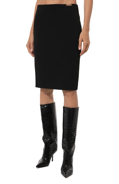 Шерстяная юбка VERSACE, арт. 1011787/1A04649, фото 3