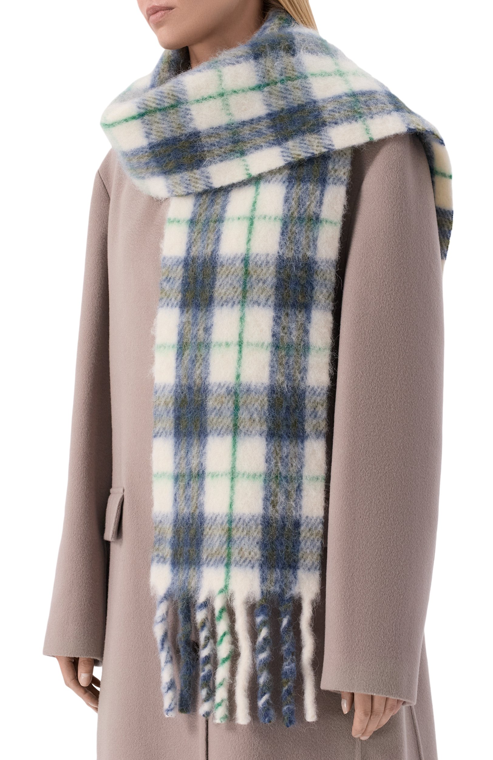Шерстяной шарф BURBERRY, арт. 8126902, фото 2