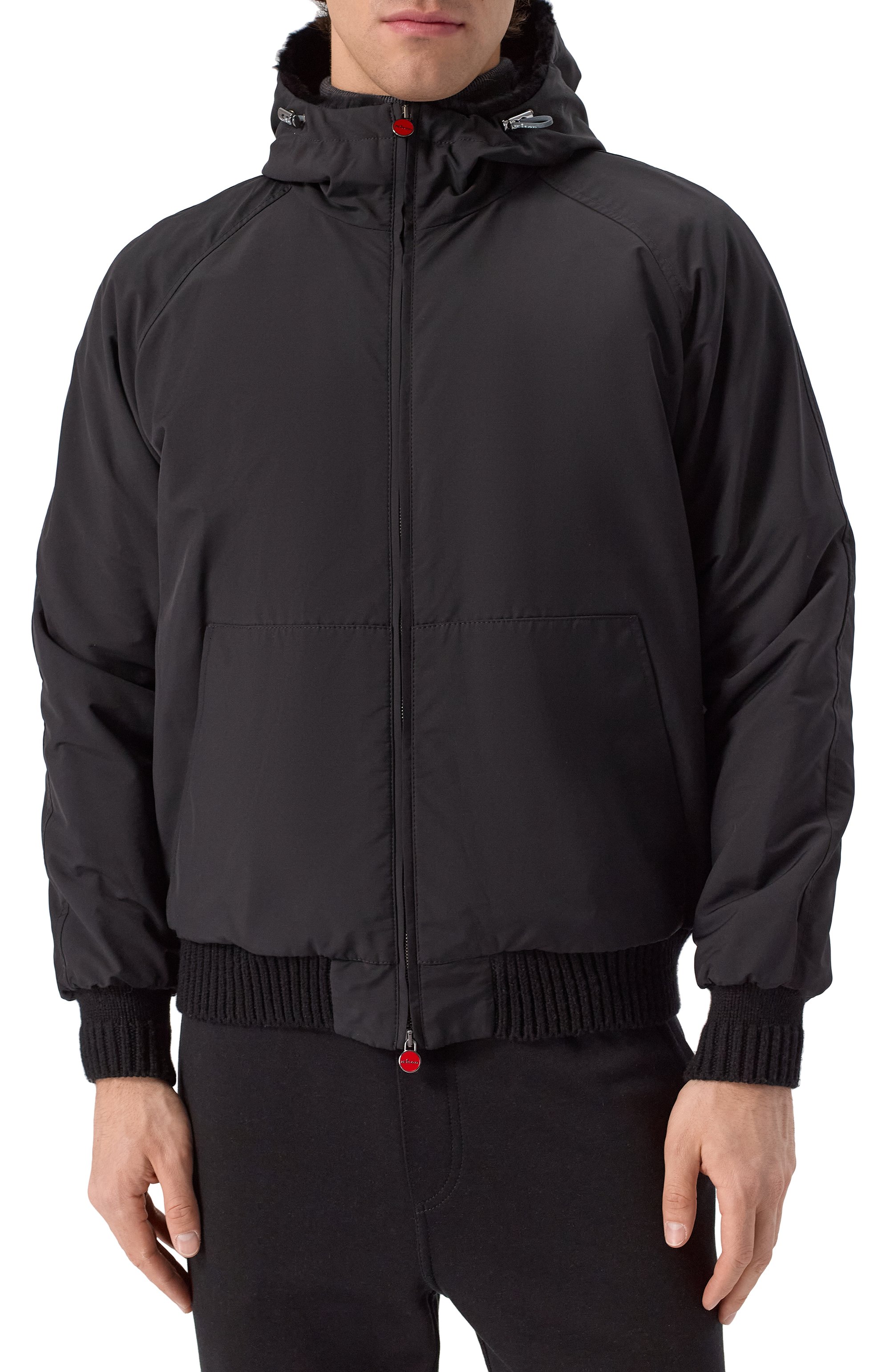 Бомбер с подкладкой из овчины KITON, �арт. UW1931AV0403F14, фото 3