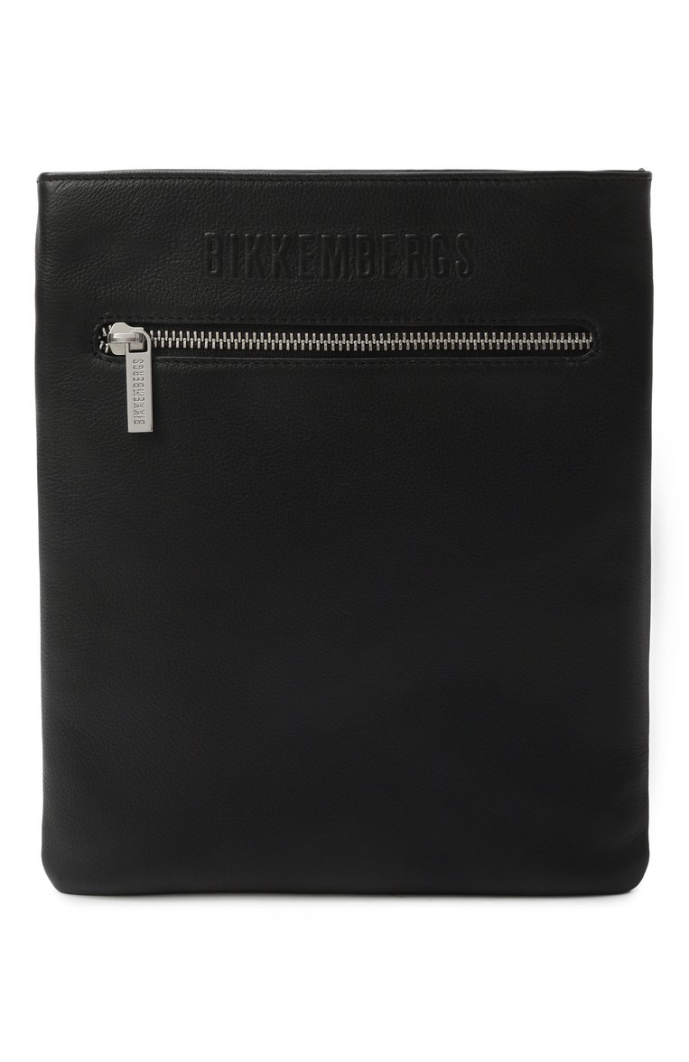 Мужская сумка gael DIRK BIKKEMBERGS черного цвета, арт. BKB001083M | Фото 1 (Ремень/цепочка: На ремешке; Размер: small; Материал: Натуральная кожа; Автоматизация состава: Проставлено; Автоматизация ТО: Проставлено)