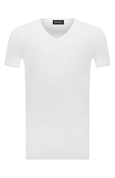 Мужская хлопковая футболка ZEGNA, арт. N2M800090