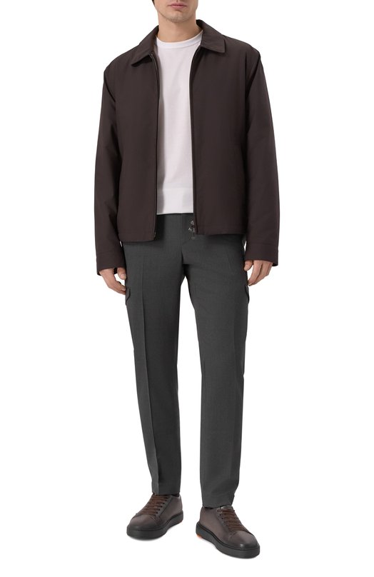 Шерстяные брюки Berwich SUB25/FA1251X Серый  SUB25/FA1251X Фото 2