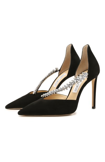 Замшевые туфли bee 100 JIMMY CHOO, арт. BEE 100/SIW, фото 1