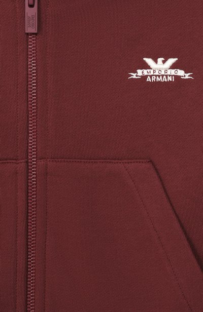 Хлопковая толстовка EMPORIO ARMANI, арт. EB001391/AF26020, фото 3