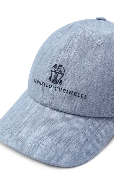Льняная бейсболка BRUNELLO CUCINELLI, арт. MH2519850, фото 4