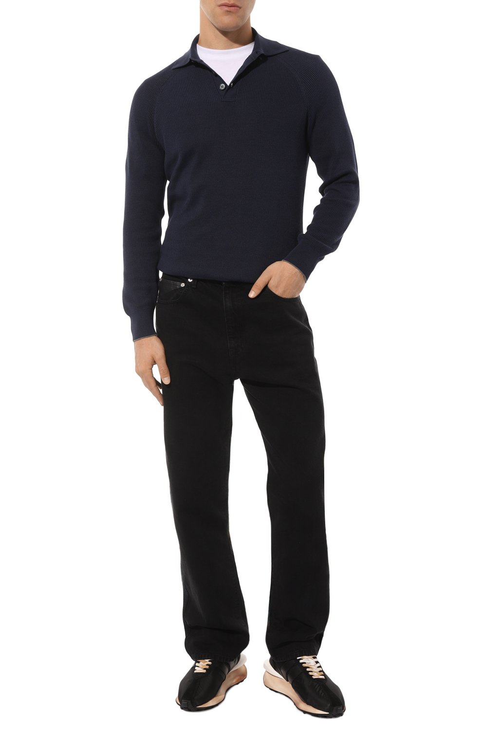 Комбинированные кроссовки LANVIN, арт. FM-SKBRUN-NYL0-P20, фото 2