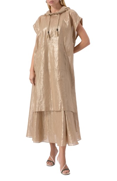 Хлопковая туника BRUNELLO CUCINELLI, арт. MP950EN909, фото 3