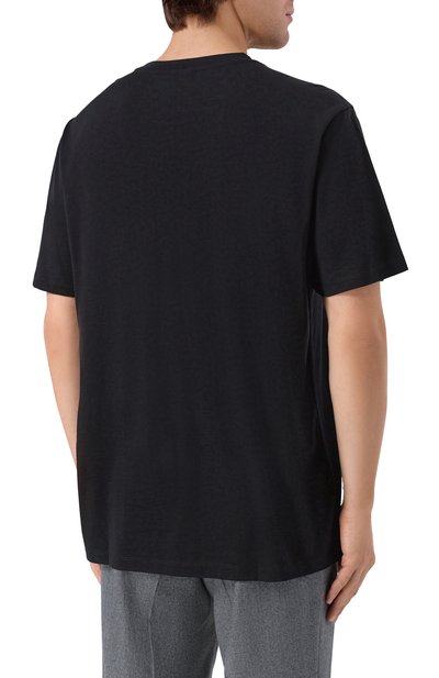 Шерстяная футболка BOGNER черного цвета по цене 23700 руб., арт. 58499692, фото 4 Шерстяная футболка BOGNER, арт. 58499692, фото 4