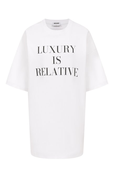 Женская хлопковая футболка MOSCHINO, арт. A0701/5442