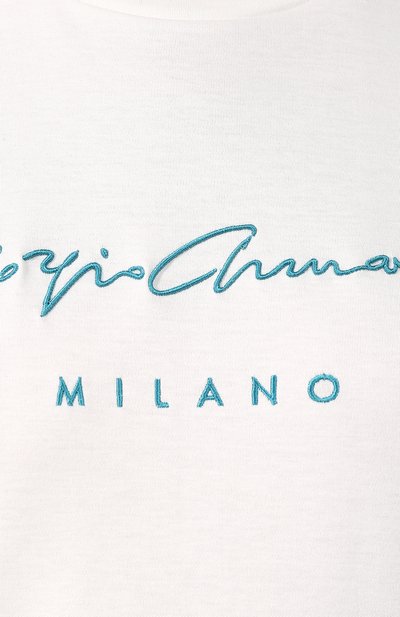 Хлопковая футболка GIORGIO ARMANI, арт. 6GAM90/AJRQZ, фото 5