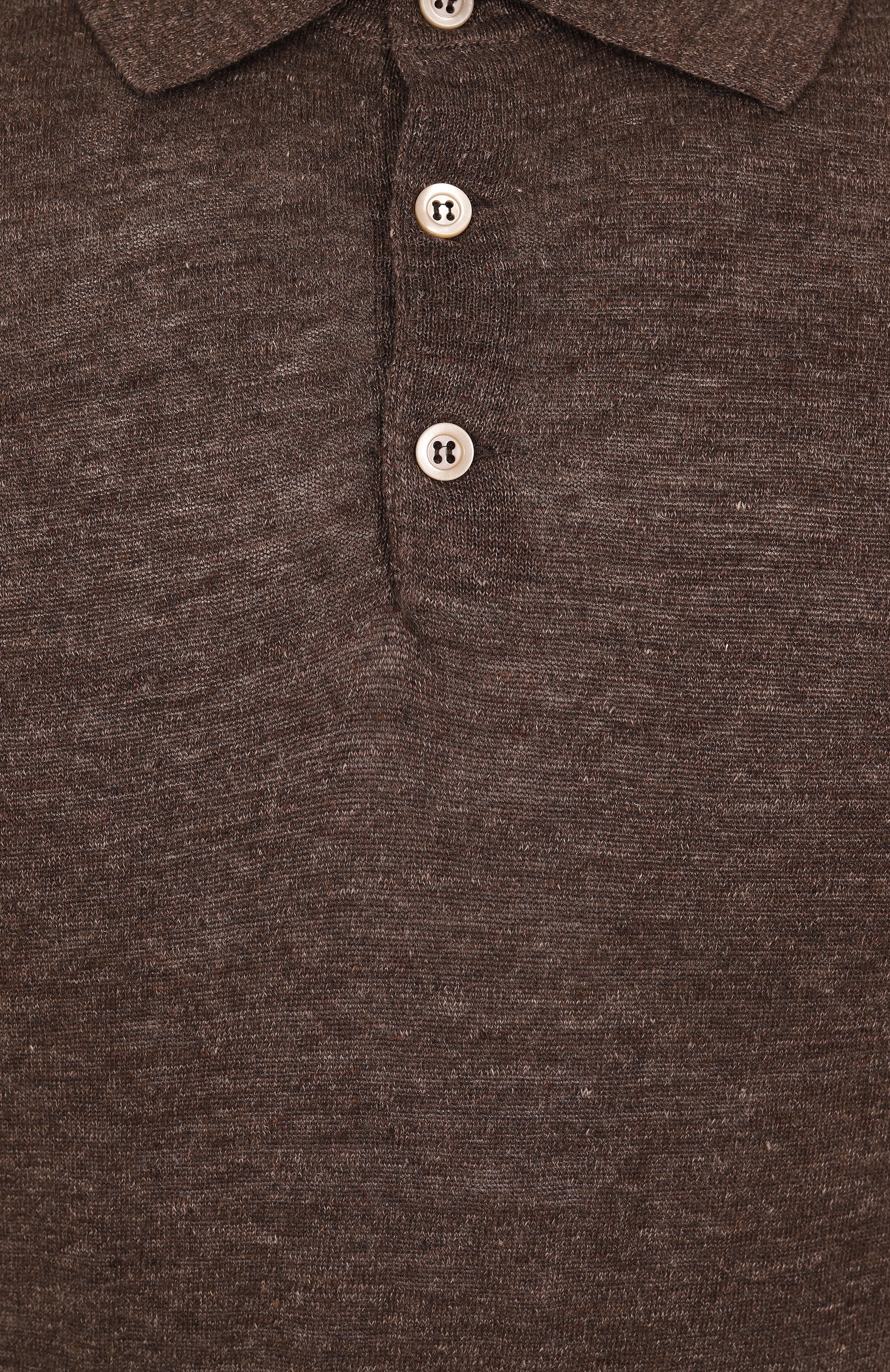 Поло изо льна и хлопка BRUNELLO CUCINELLI, арт. M2L00315, фото 6