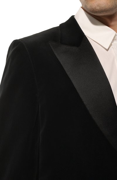 Хлопковый пиджак GUCCI, арт. 575454 Z495F, фото 5